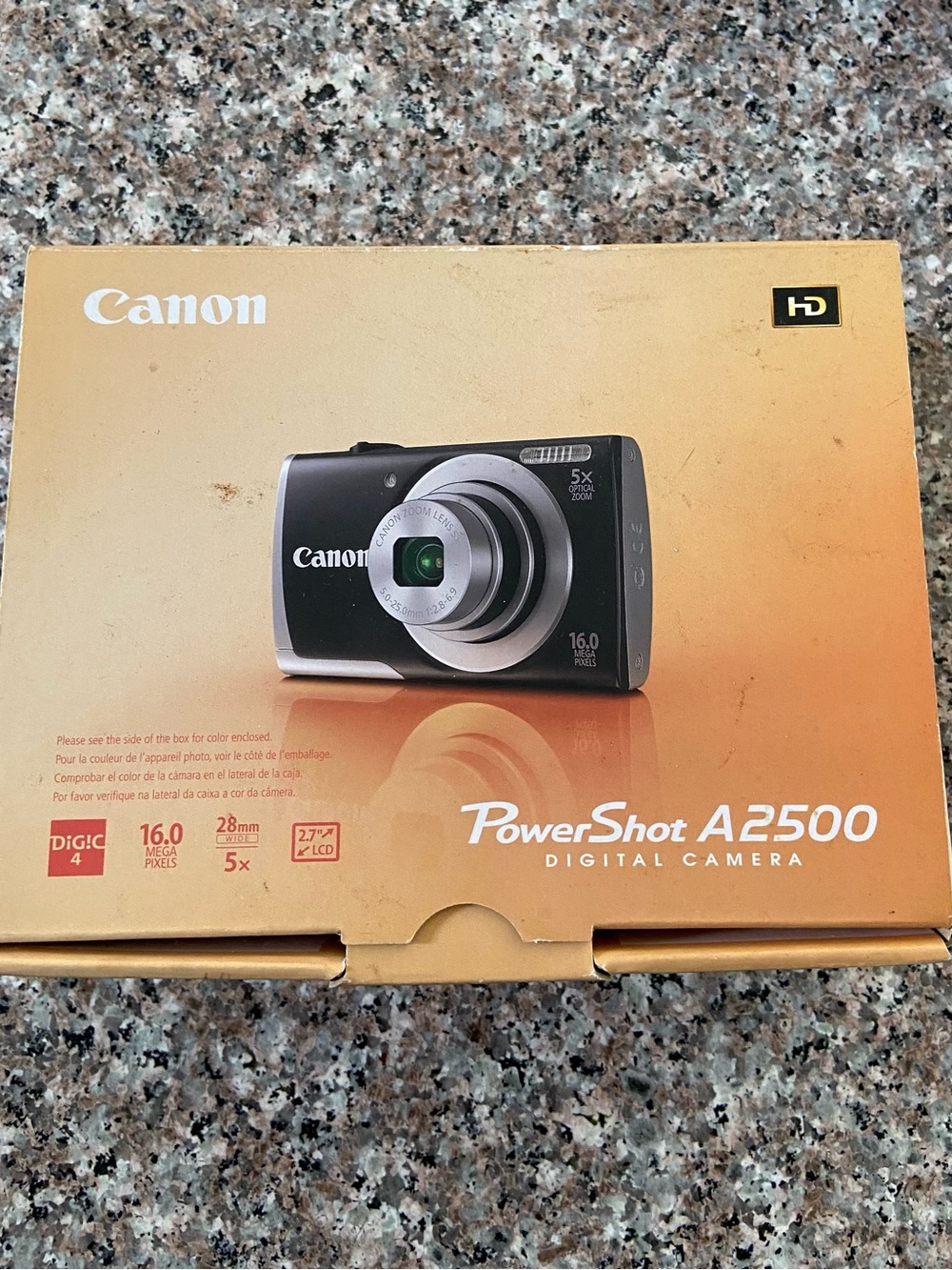 Canon PowerShot A2500 Digital Camera - Black